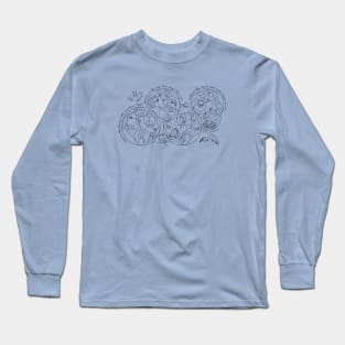 Hope Is the Thing With Feathers - Circular Gallifreyan Long Sleeve T-Shirt